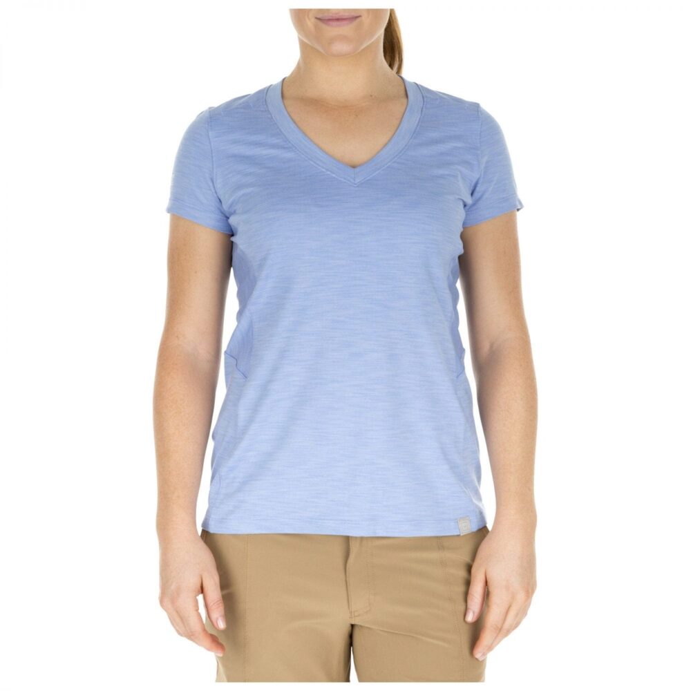 5.11 Tactical Women’s Zig Zag V-Neck 61306 – Skyway, M -